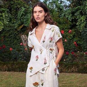 Agua by Agua Bendita Calma Prado Wrap Top